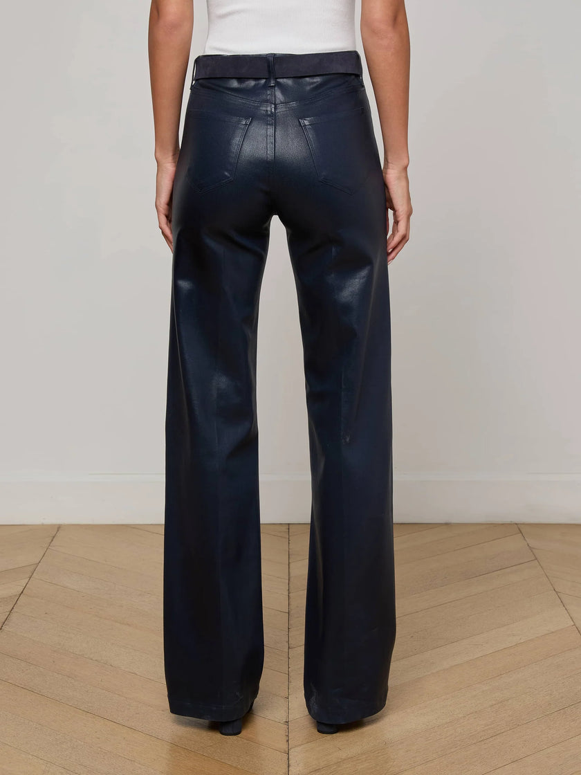 CLAYTON COATED WIDE LEG JEAN