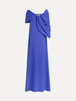 OFF SHOULDER DRAPED DETAIL GEORGETTE CAFTAN