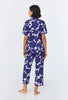 SHORT SLEEVE CLASSIC STRETCH JERSEY CROPPED PJ SET