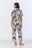 SHORT SLEEVE CLASSIC STRETCH JERSEY CROPPED PJ SET