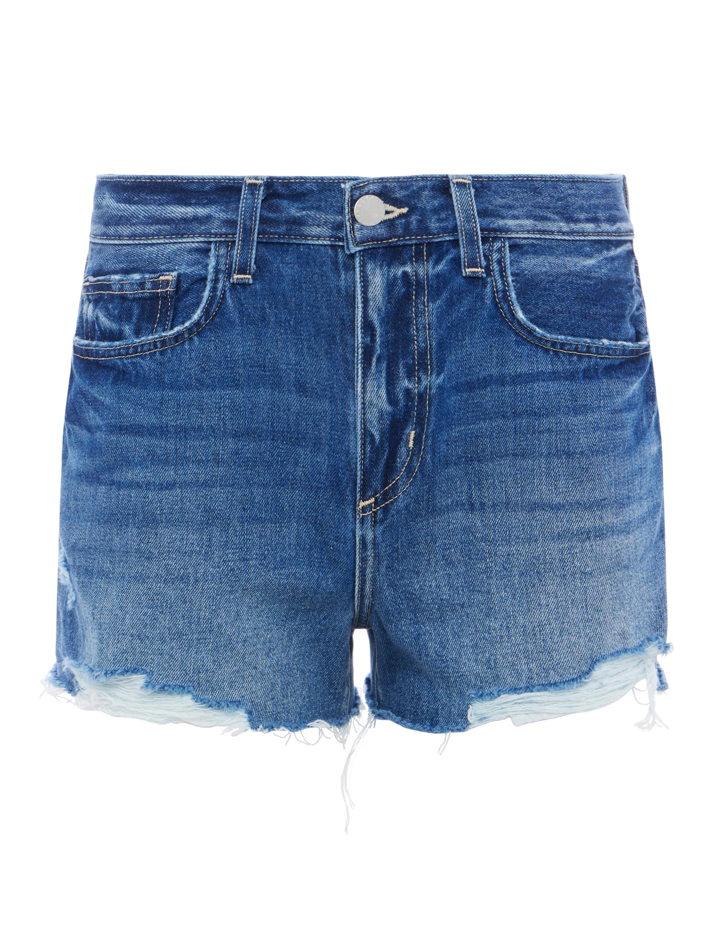 CLARK DISTRESSED DENIM SHORT