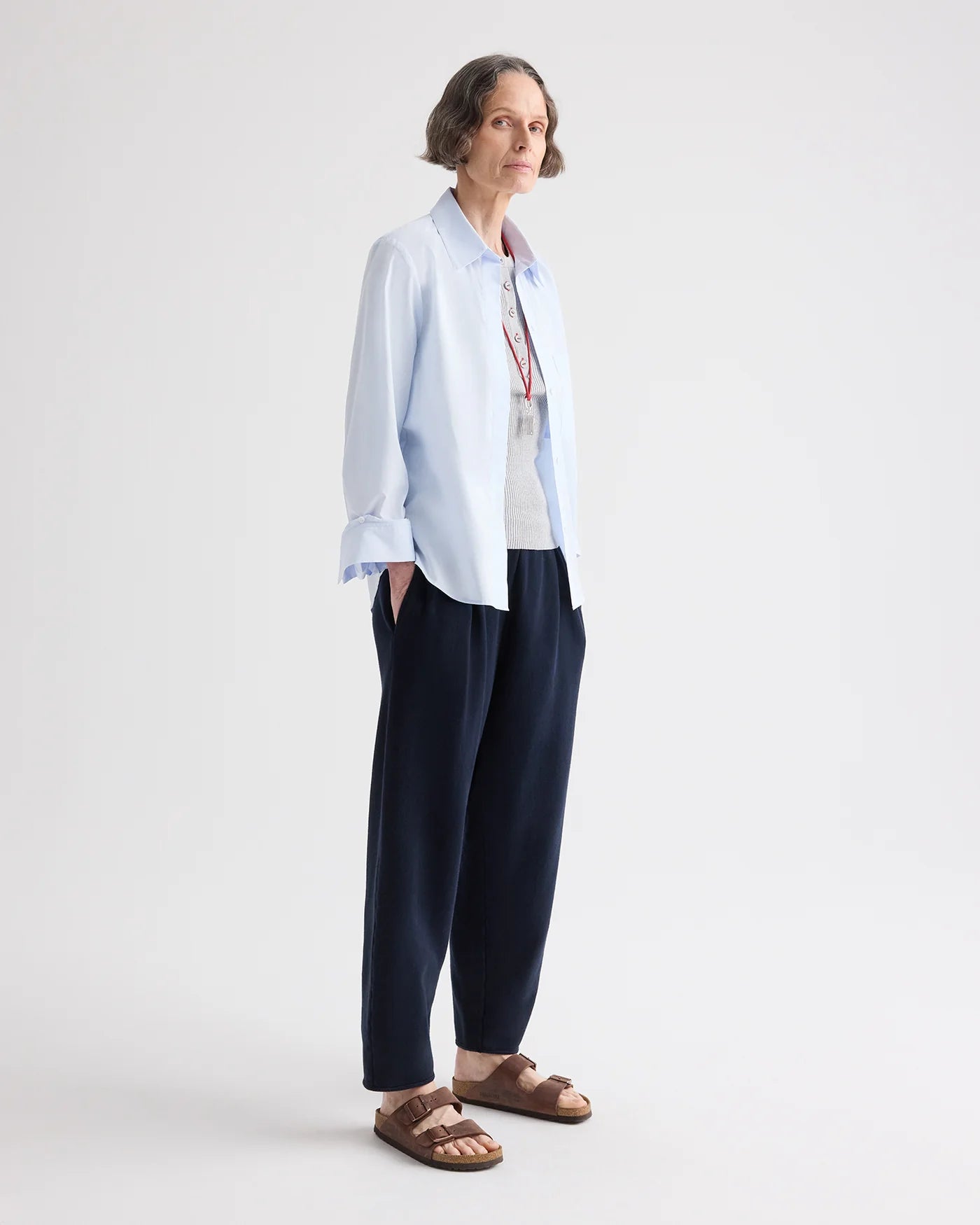 PLEATED SWEATPANT