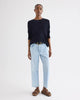 CROPPED MID RISE JEANS IN DENIM