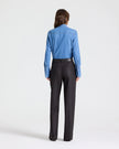 ISLA PANT IN SHINY SUPERSTRETCH WOOL
