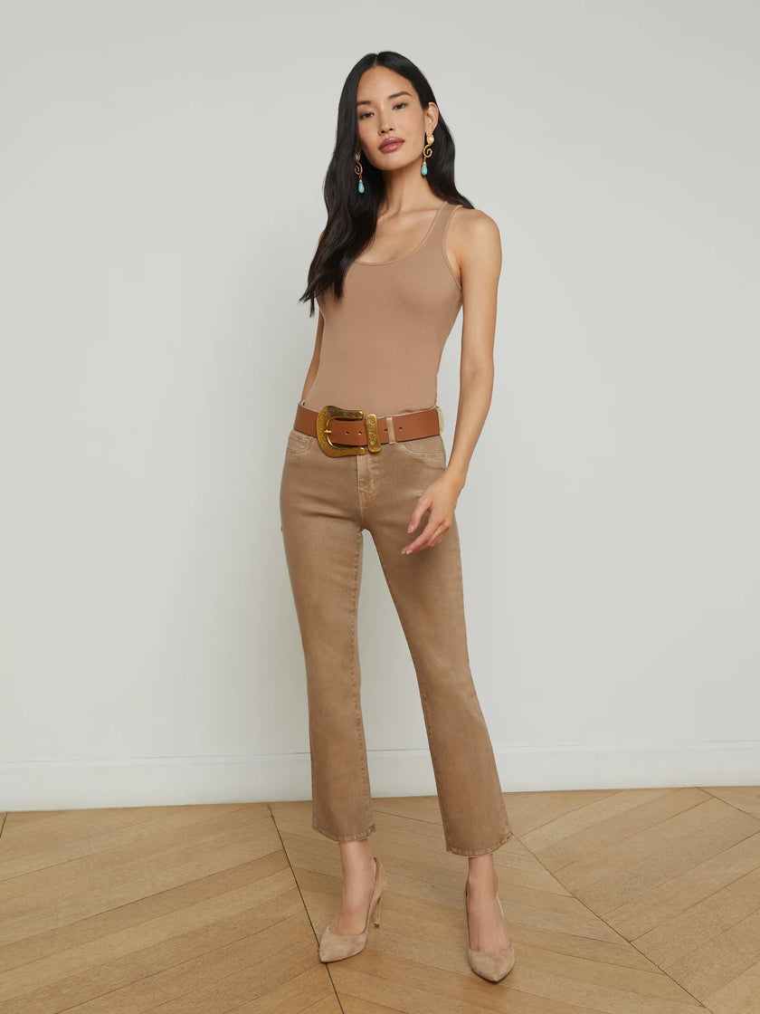 TATI COATED MICRO BOOT JEAN