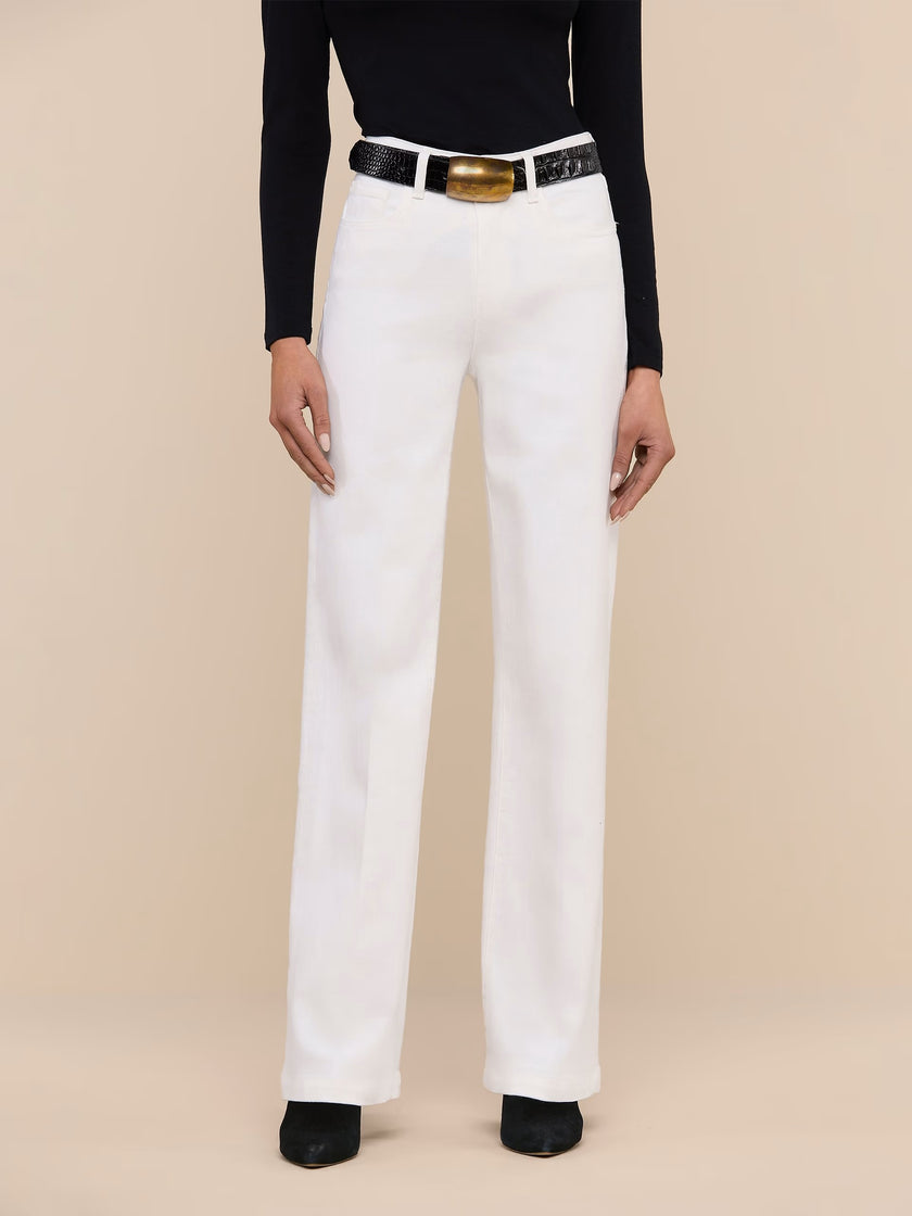SCOTTIE WIDE LEG JEAN IN BLANC