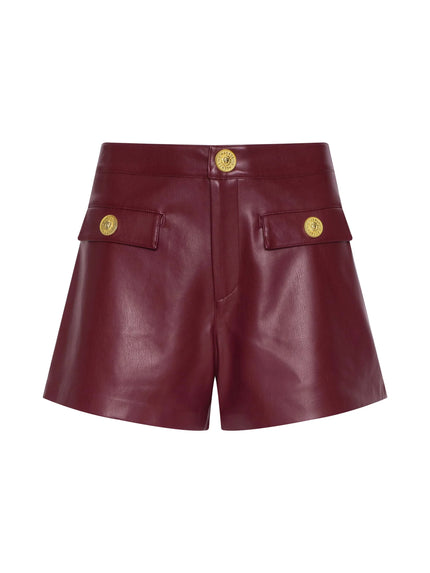DIONNE VEGAN LEATHER SHORT