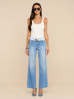 JOANNE LOW RISE WIDE LEG JEAN IN PACIFIC