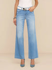 JOANNE LOW RISE WIDE LEG JEAN IN PACIFIC