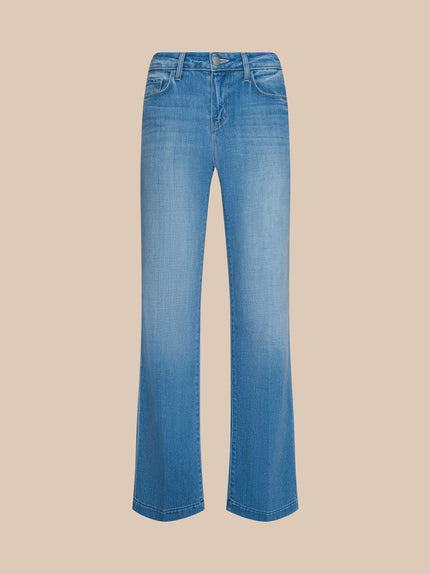 JOANNE LOW RISE WIDE LEG JEAN IN PACIFIC