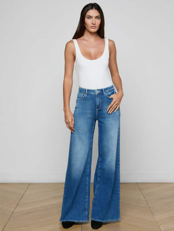 QUINCY WIDE LEG JEAN IN CASTRO