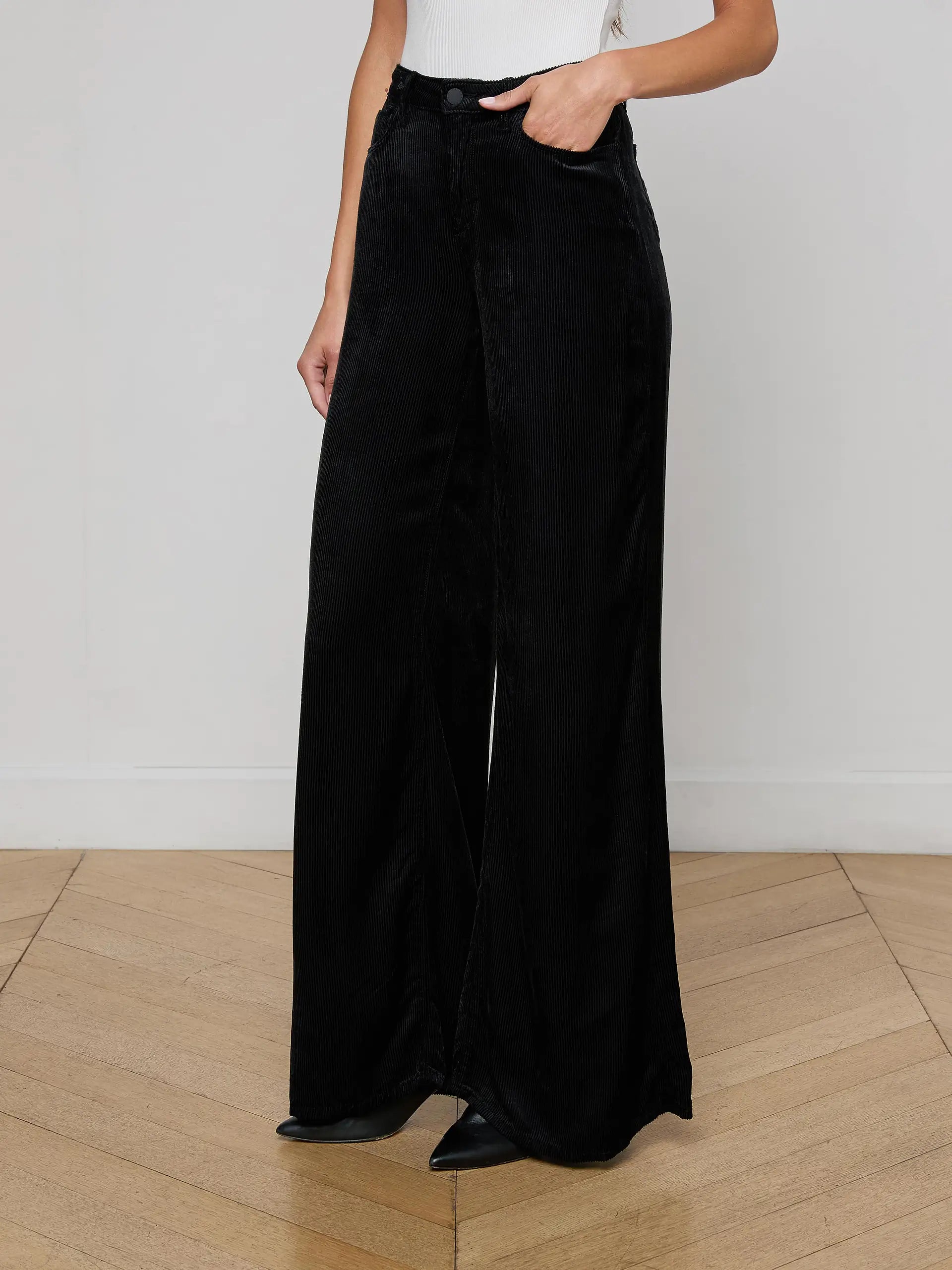 QUINCY WIDE LEG CORDUROY PANT