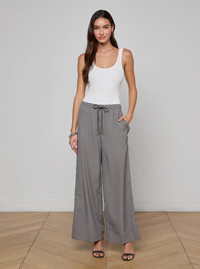 VALKYRIE SNAP PANT IN MEDIUM GREY