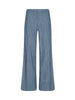 AMARA WIDE LEG PANT IN AZURE BLUE STRIPE