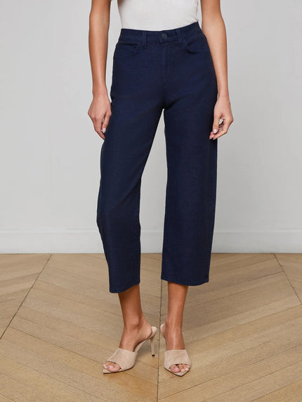 MALLIS BOW LEG JEAN IN SATURATED BLUE