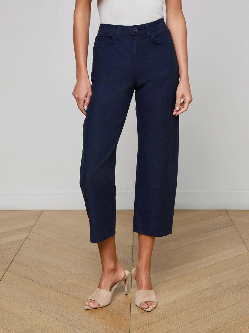 MALLIS BOW LEG JEAN IN SATURATED BLUE