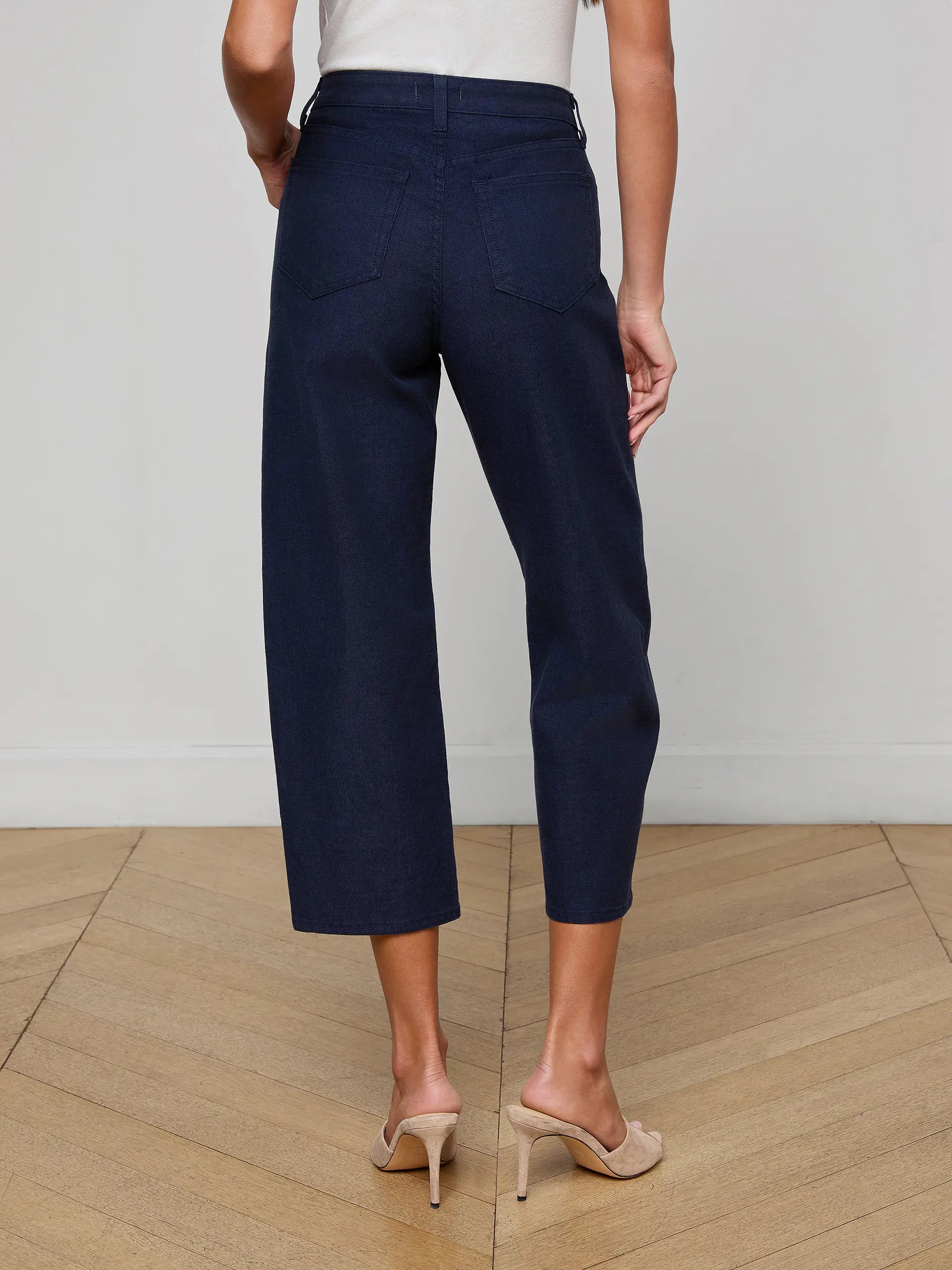 MALLIS BOW LEG JEAN IN SATURATED BLUE