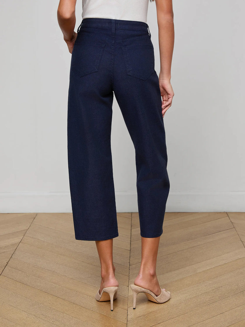 MALLIS BOW LEG JEAN IN SATURATED BLUE
