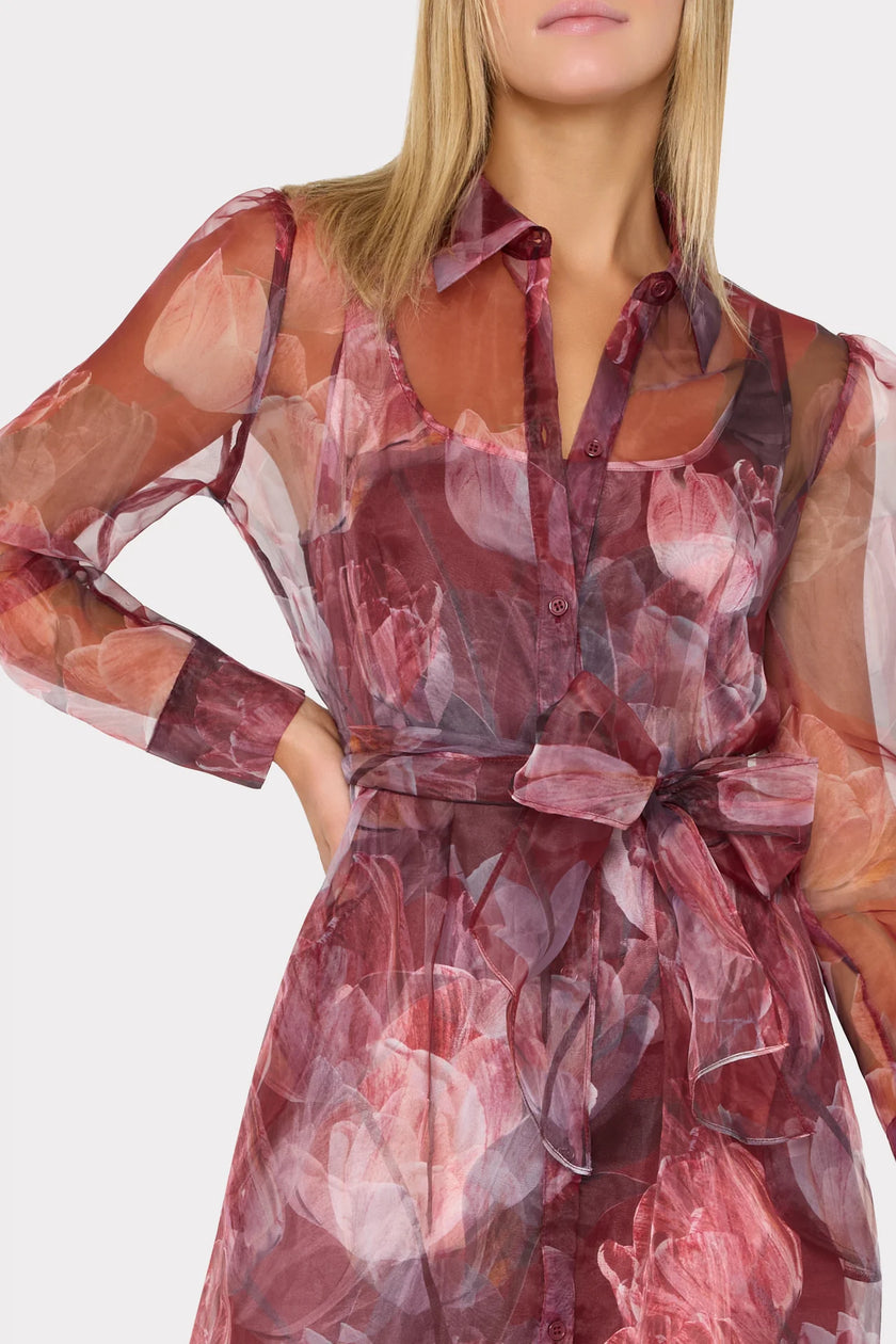 SUZIE PRINTED MIDI DRESS
