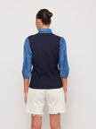 CAMDAM CONTRAST HENLEY TOP
