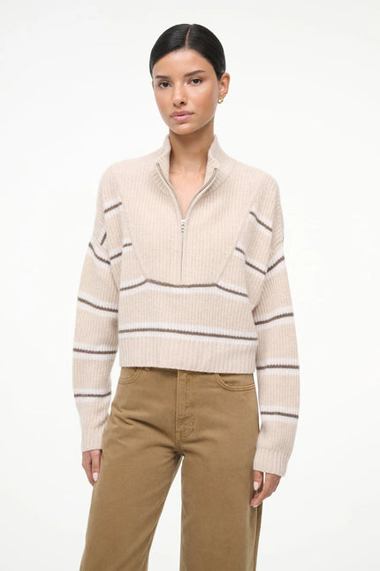 CROPPED HAMPTON CASHMERE SWEATER