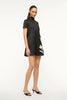 MINI ILANA DRESS BLACK SATIN