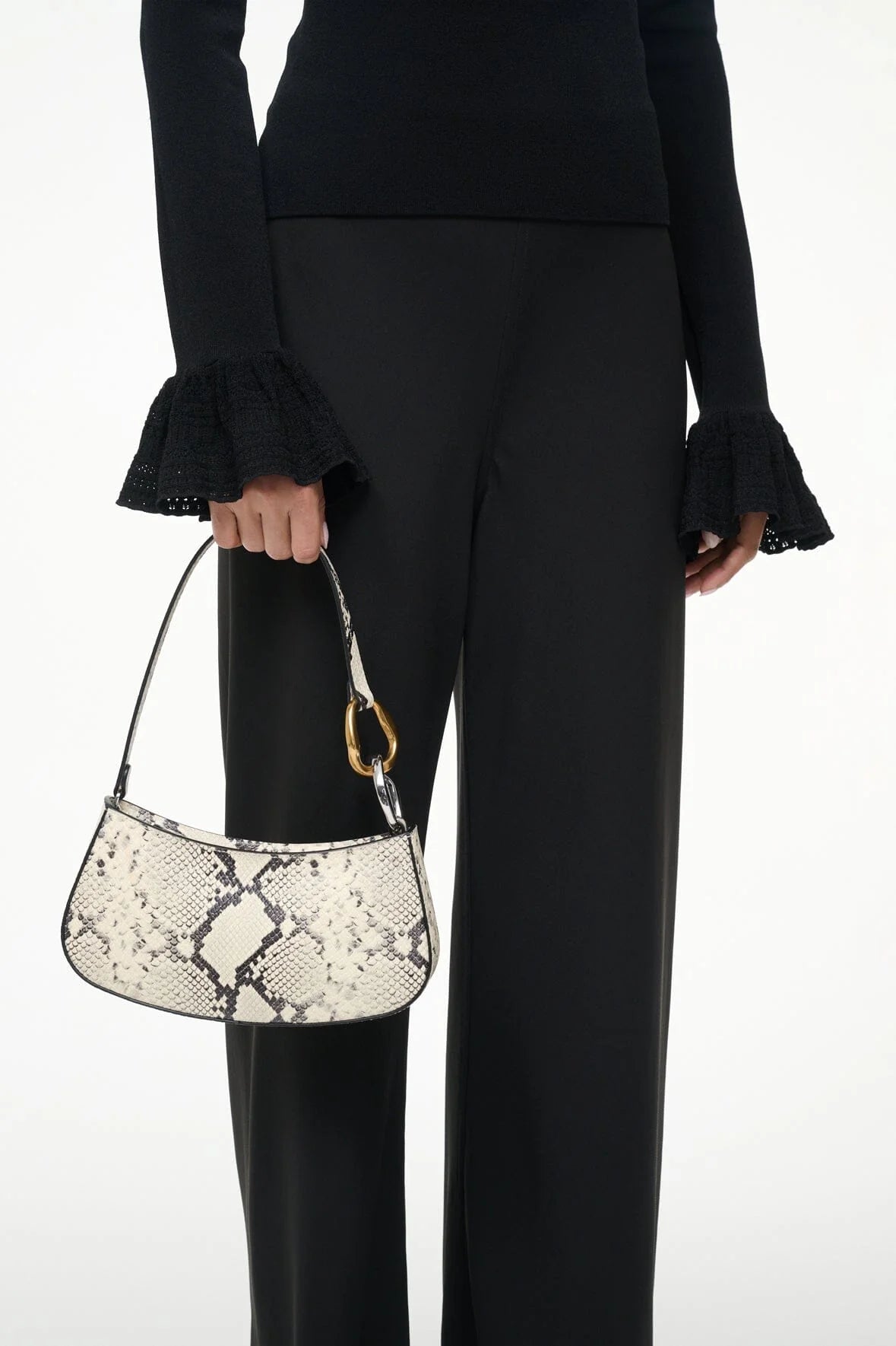 OLLIE BAG WHITE SNAKE