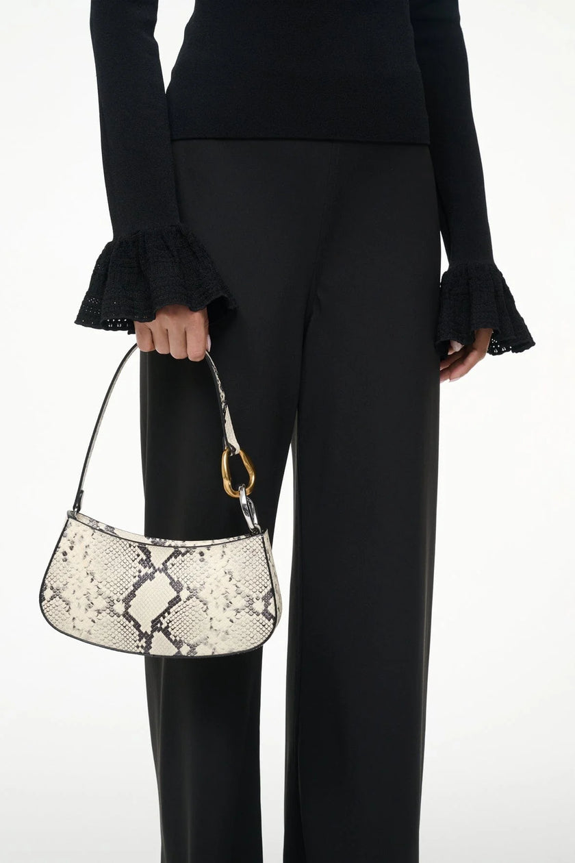 OLLIE BAG WHITE SNAKE