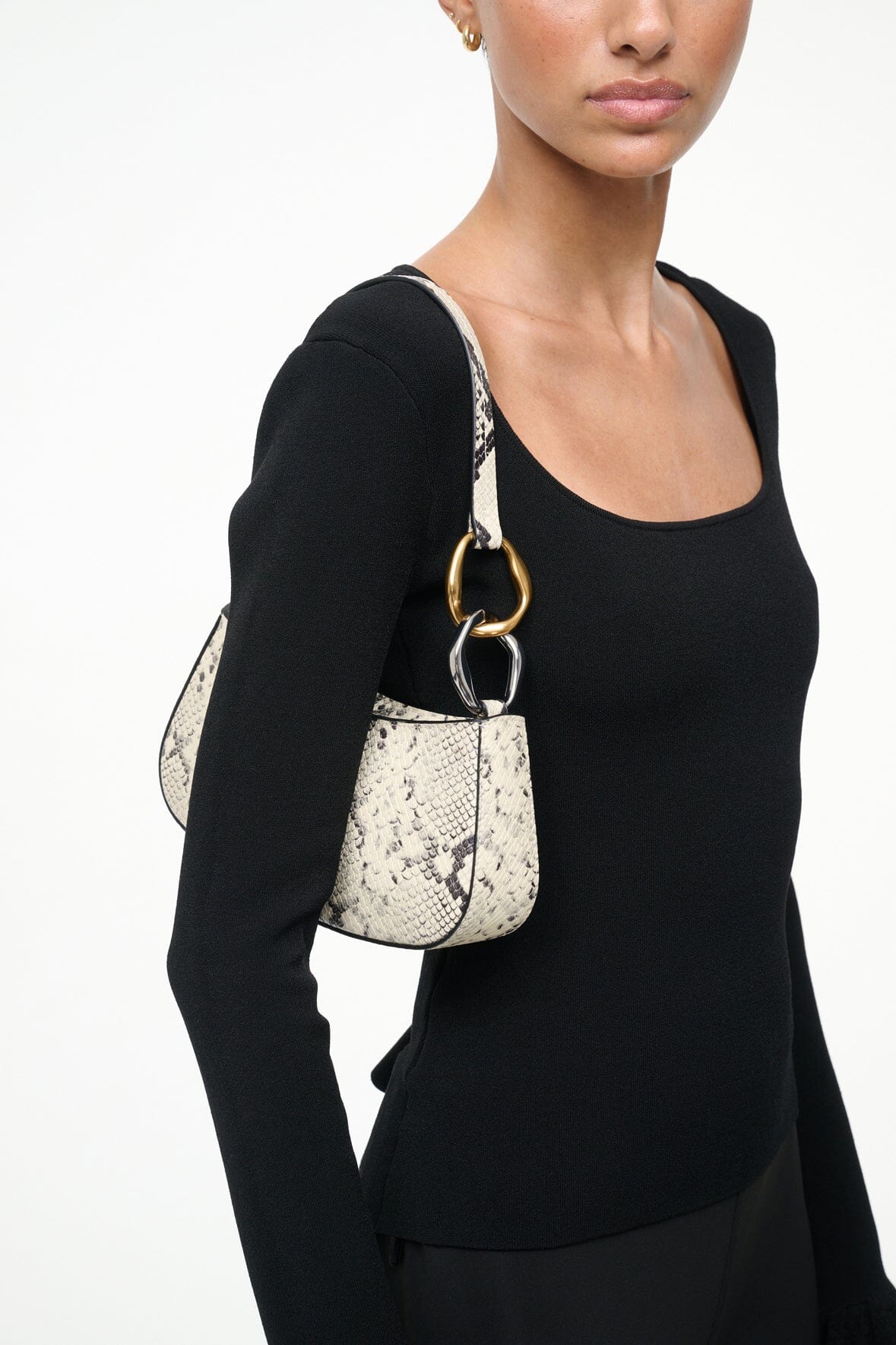 OLLIE BAG WHITE SNAKE