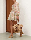 ROSELIGHT PLUNGE MINI DRESS