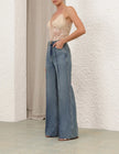 ILLUSTRATION WIDE LEG JEAN