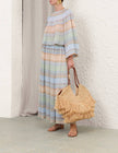INDRA STRIPE CIRCLE SKIRT