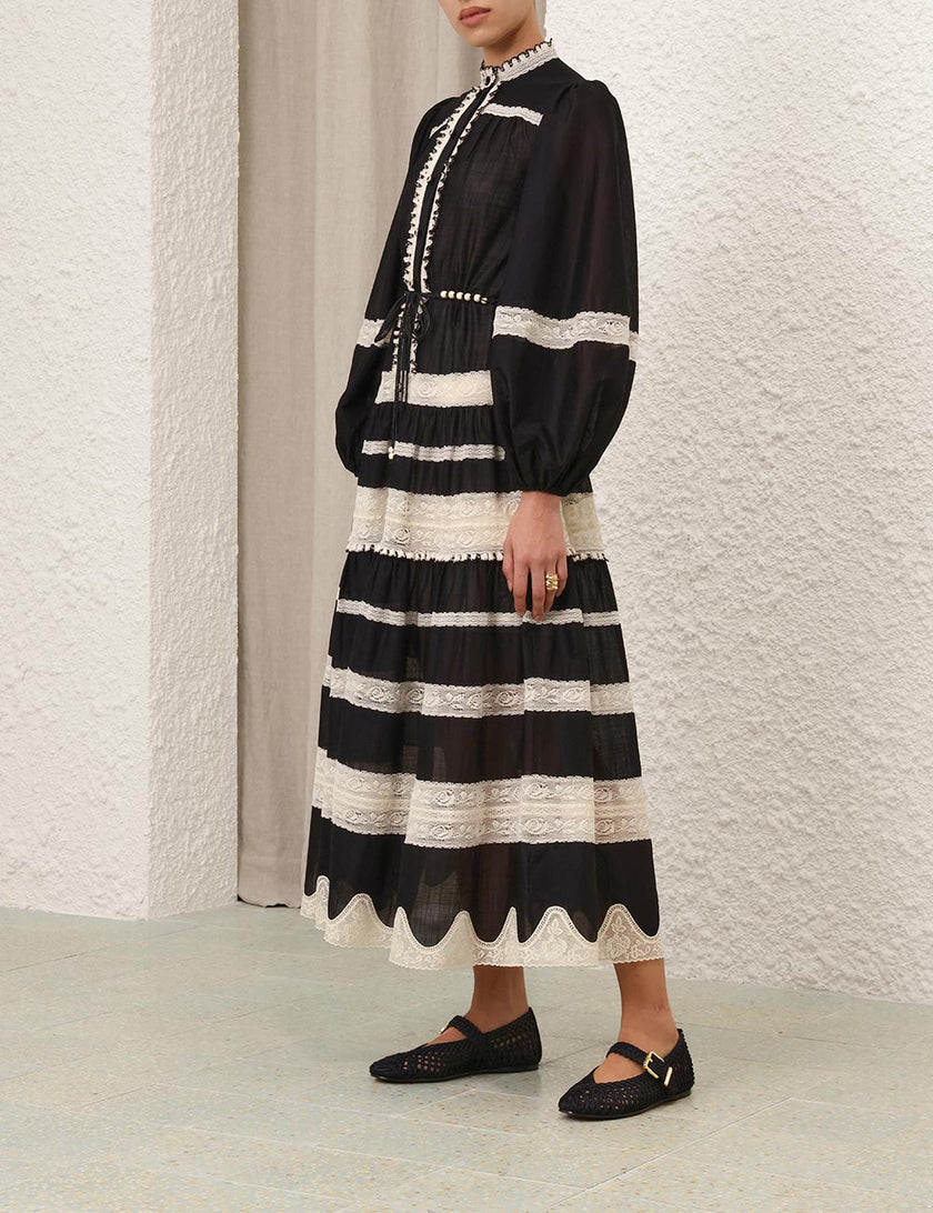 RHIANNON LACE BILLOW DRESS