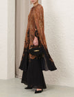 HYPNOTIC CAPED MAXI DRESS