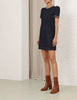 EMBELLISHED DENIM DRESS