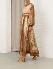 INDRA WAISTED MAXI DRESS