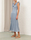 ASTER METALLIC FRILL TOP