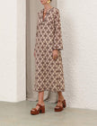 LUNA GUIPURE MIDI DRESS