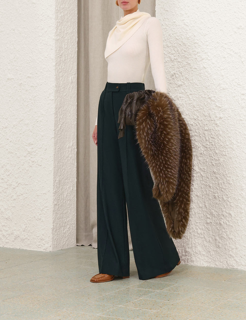 VALIANT MERINO SCARF TOP