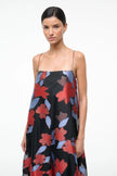 DELFINA DRESS NIGHT GARDEN JACQUARD