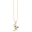 COWBOY BOOT CHARM CHAIN NECKLACE