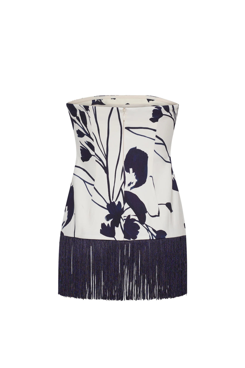 BENITA TOP IN BOTANIC IVORY