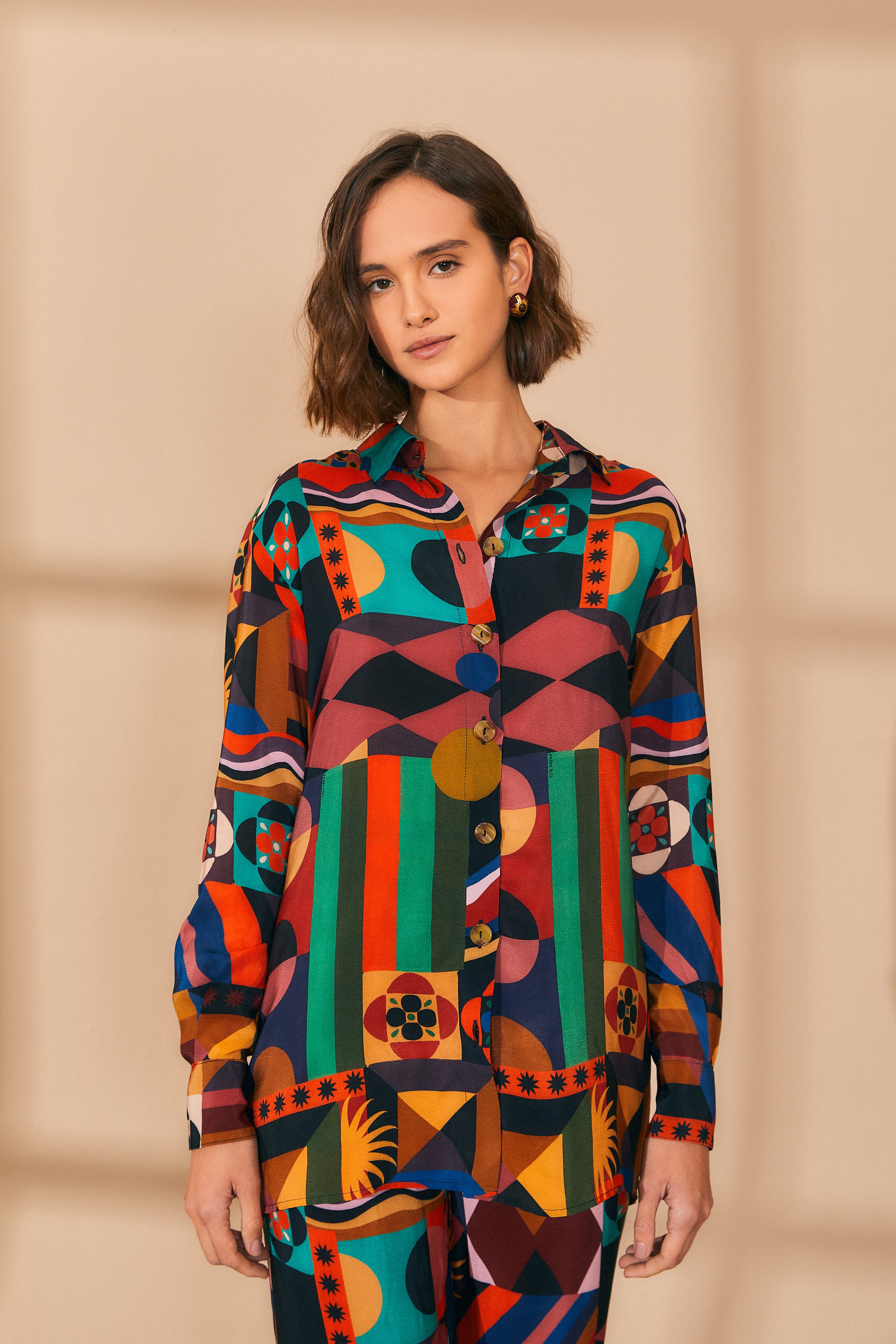 TROPICAL SHAPES SHIRT