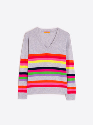 STRIPES KNIT PULLOVER