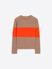 PULLOVER COLOR BLOCK SWEATER