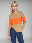 PULLOVER COLOR BLOCK SWEATER