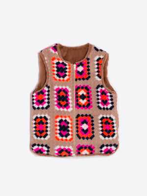 NAOMI CROCHET WAISTCOAT