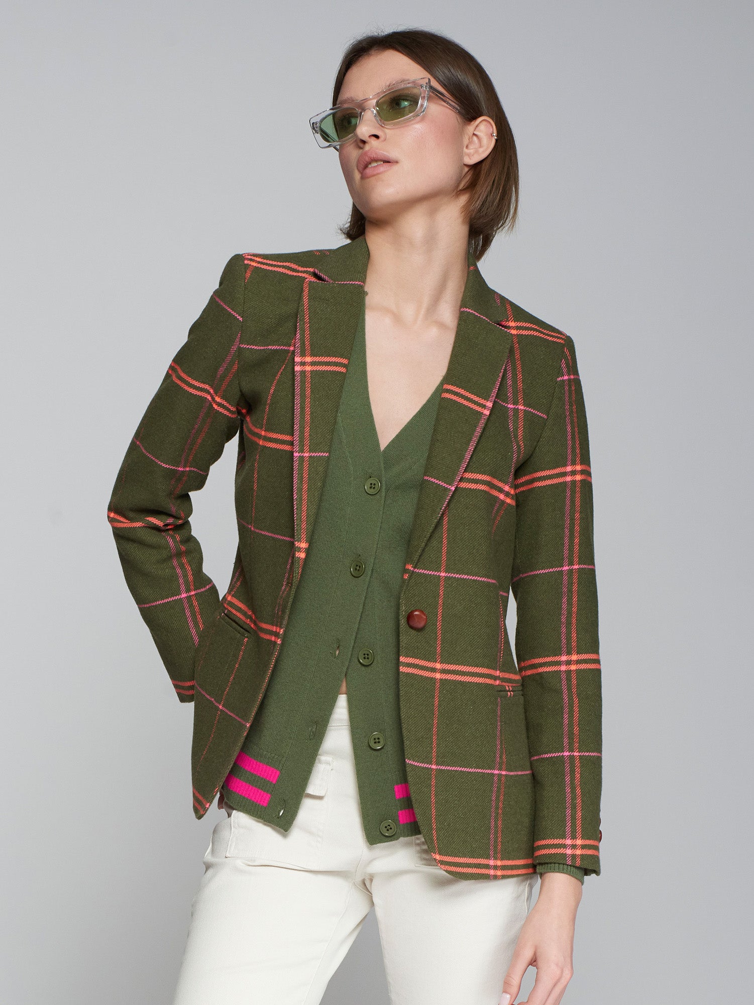 HANNAH PLAID JACKET