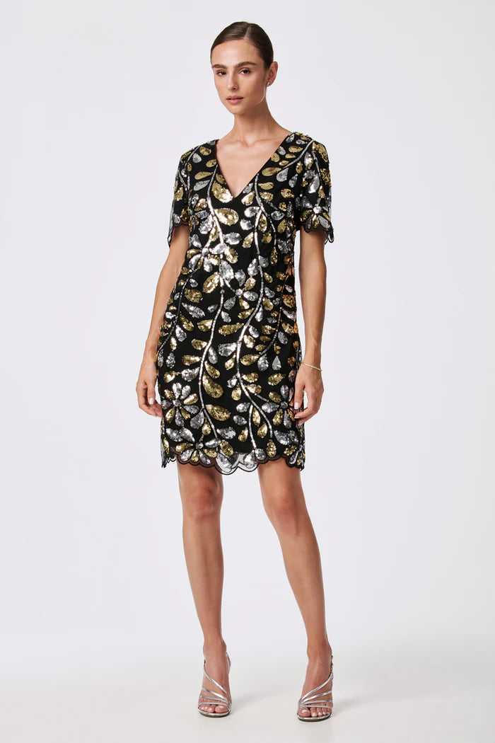 OBELLE 2 SEQUIN MINI DRESS