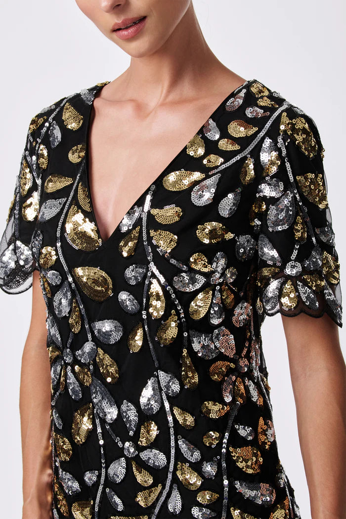 OBELLE 2 SEQUIN MINI DRESS